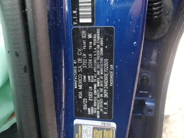2024 KIA FORTE LX  