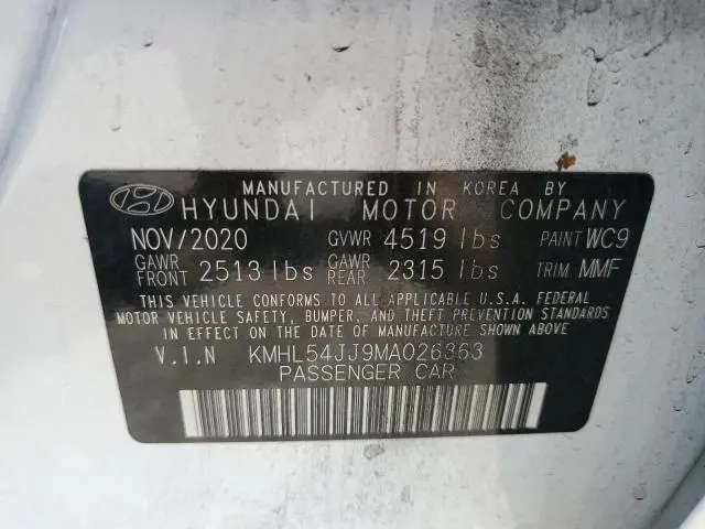 2021 HYUNDAI SONATA HYBRID  