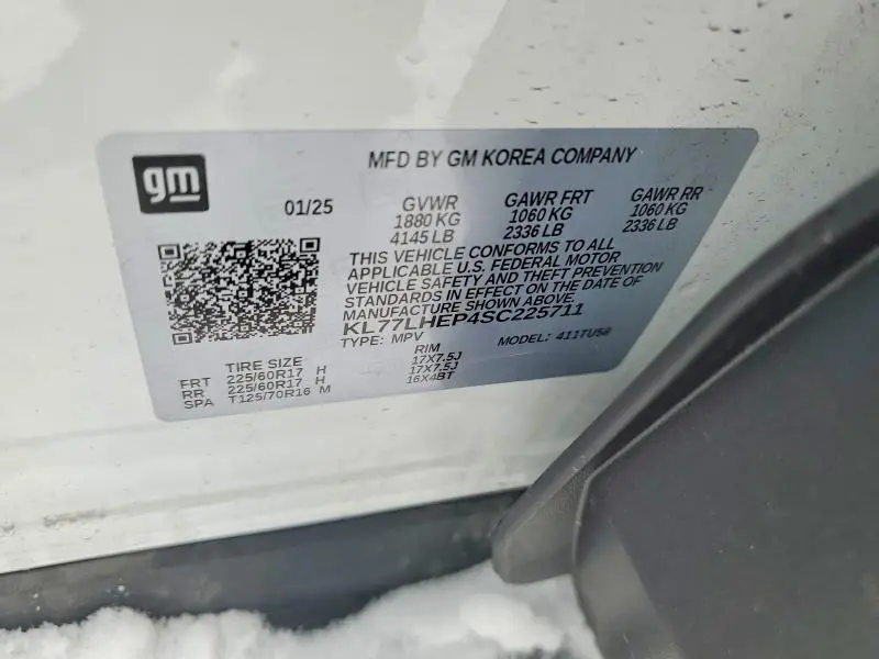 2025 CHEVROLET TRAX 1LT  