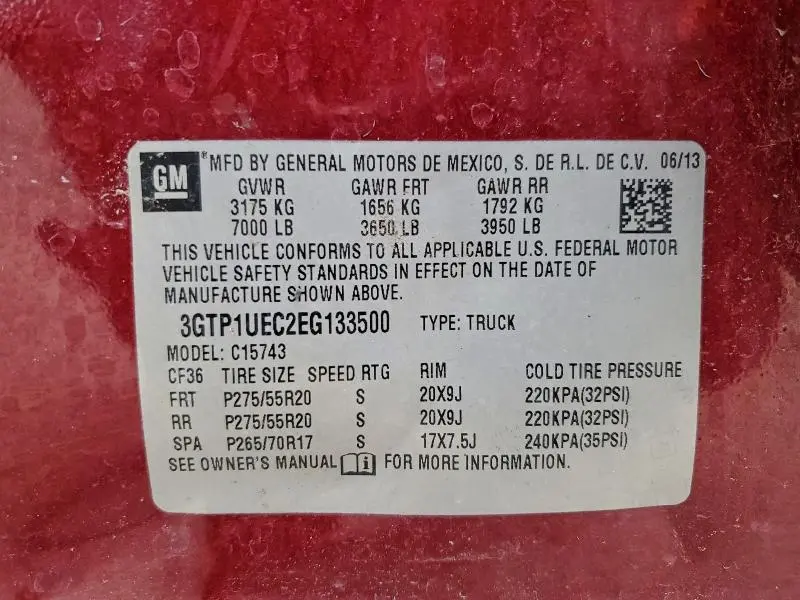 2014 GMC SIERRA C1500 SLE  