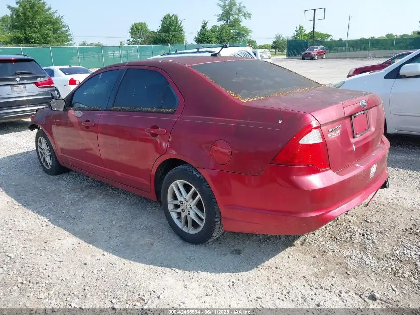 2012 FORD FUSION S