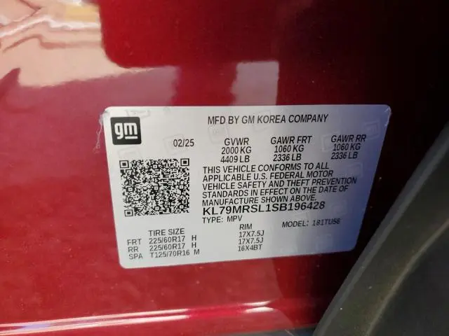 2025 CHEVROLET TRAILBLAZER LT  