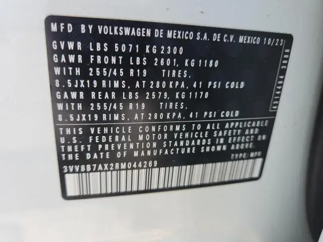 2024 VOLKSWAGEN TIGUAN SE R-LINE BLACK  