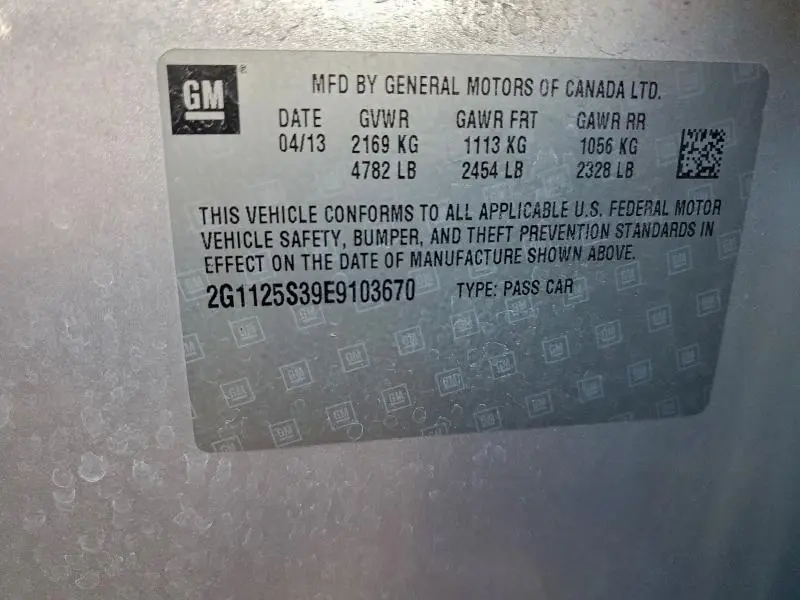 2014 CHEVROLET IMPALA LT  