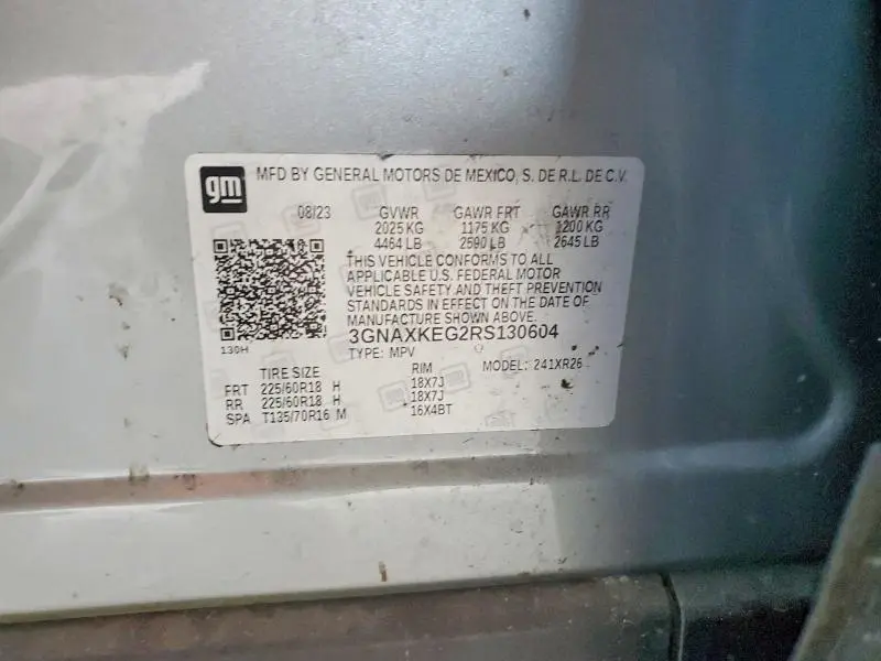 2024 CHEVROLET EQUINOX LT  