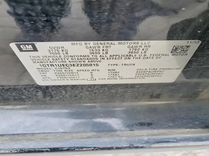 2014 GMC SIERRA C1500 SLE  