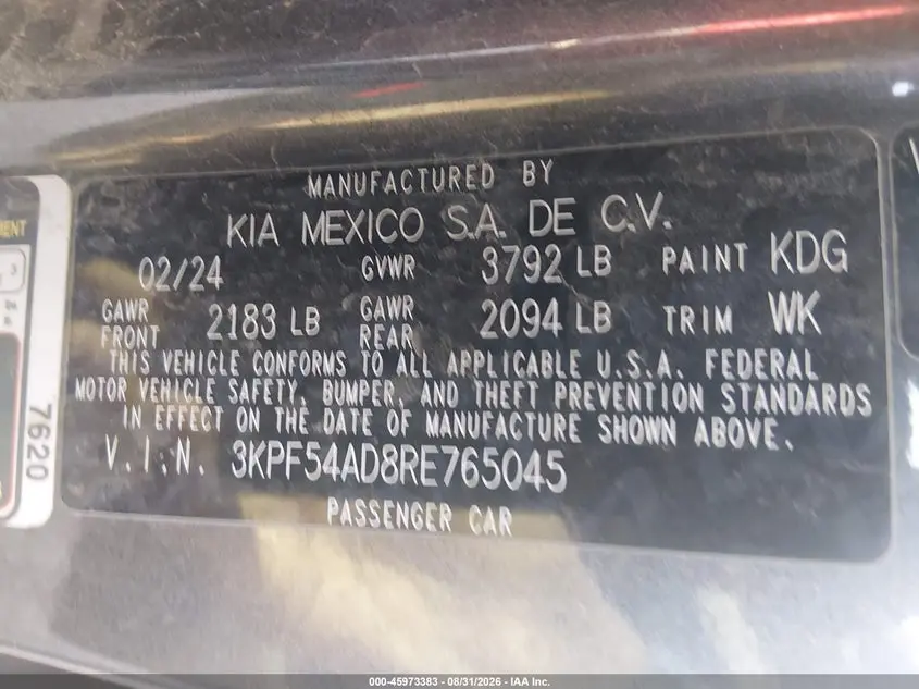 2024 KIA FORTE GT-LINE