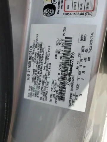 2010 FORD FUSION SE  