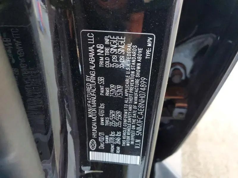 2022 HYUNDAI TUCSON SEL  