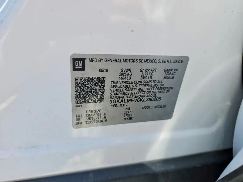 2019 GMC TERRAIN SLE  