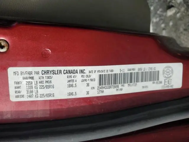 2011 DODGE GRAND CARAVAN EXPRESS  