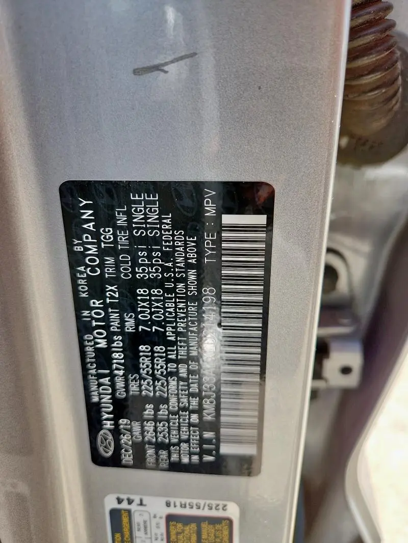 2020 HYUNDAI TUCSON LIMITED  