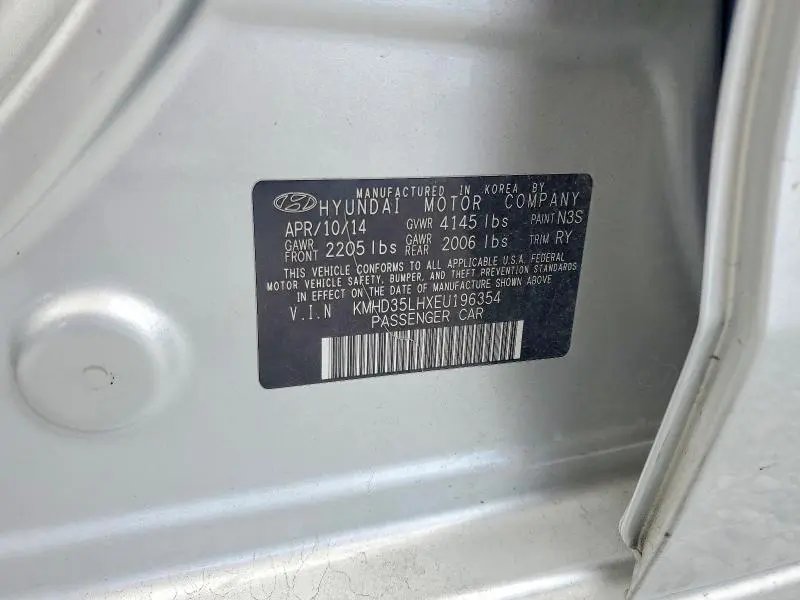 2014 HYUNDAI ELANTRA GT BASE  