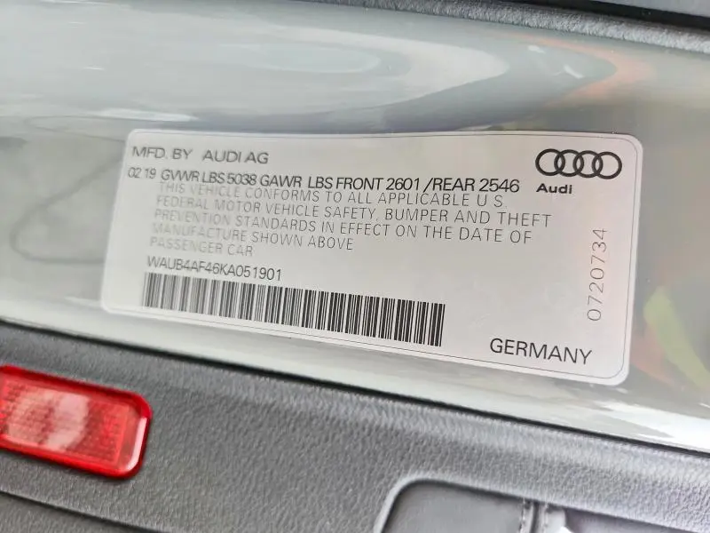 2019 AUDI S4 PREMIUM PLUS  