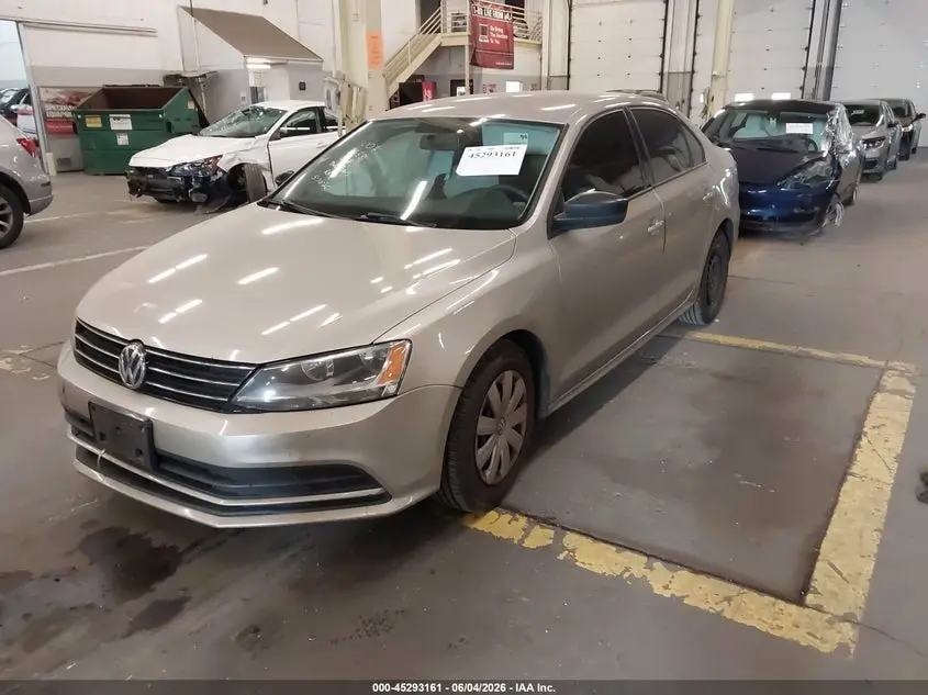 2015 VOLKSWAGEN JETTA 2.0L S