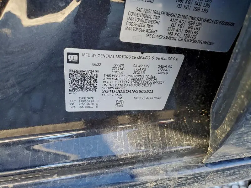 2022 GMC SIERRA K1500 SLT  