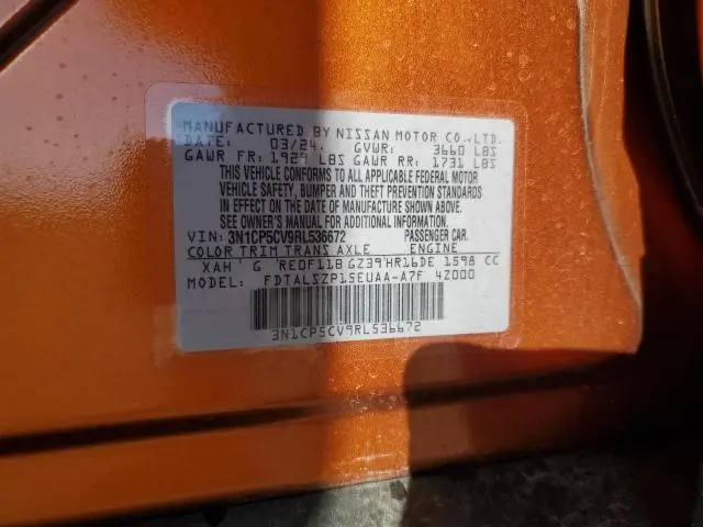 2024 NISSAN KICKS SV  