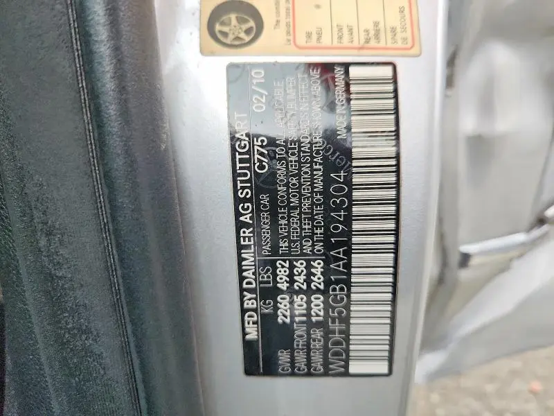 2010 MERCEDES-BENZ E 350  