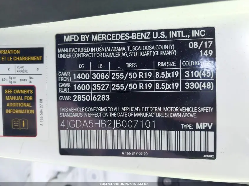 2018 MERCEDES-BENZ GLE 350 4MATIC