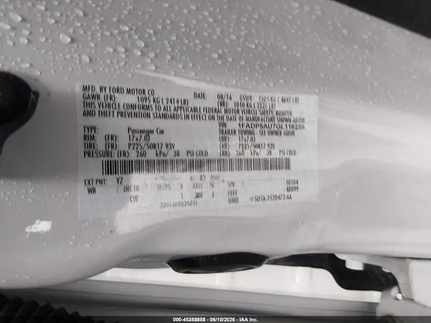 2016 FORD C-MAX HYBRID SE