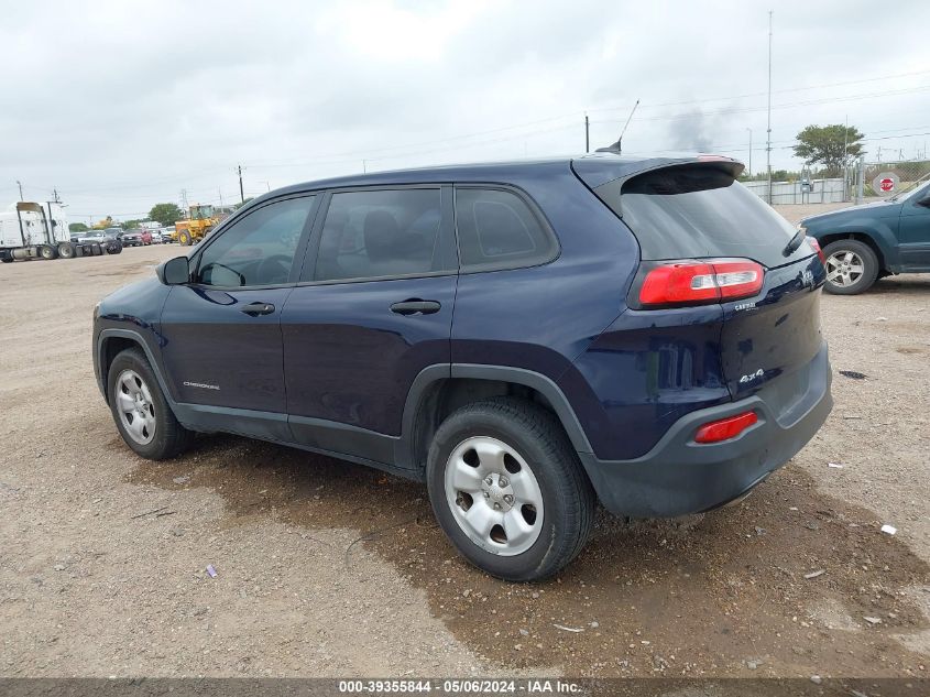 2016 JEEP CHEROKEE SPORT