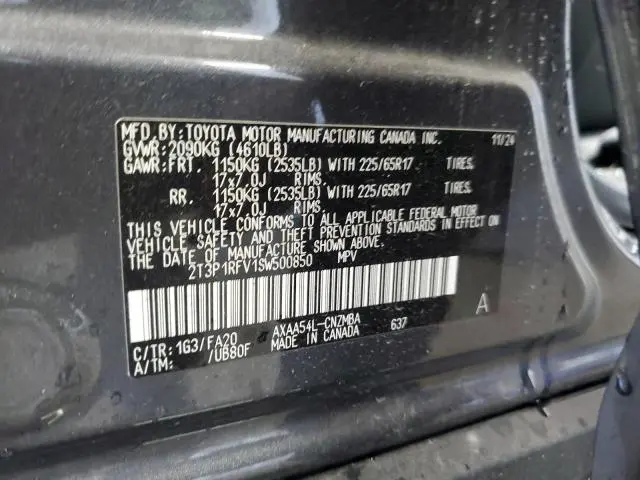 2025 TOYOTA RAV4 XLE  