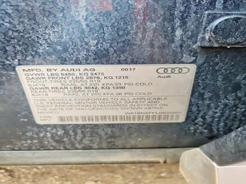 2018 AUDI Q5 PREMIUM PLUS  