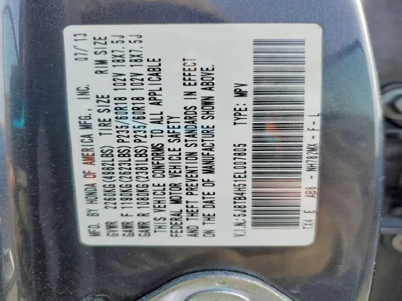 2014 ACURA RDX TECHNOLOGY  