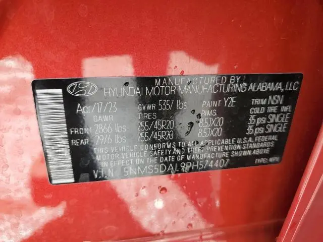 2023 HYUNDAI SANTA FE CALLIGRAPHY  