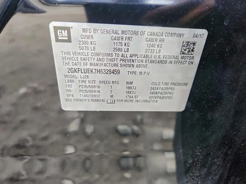 2017 GMC TERRAIN SLT  