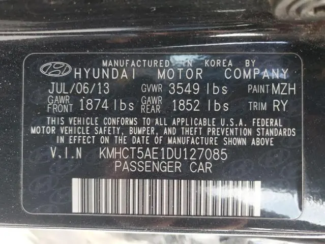 2013 HYUNDAI ACCENT GLS