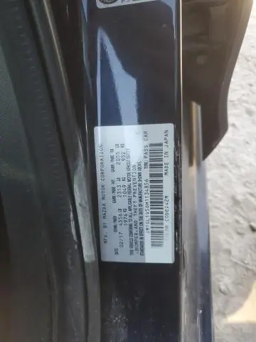 2017 MAZDA 6 TOURING  