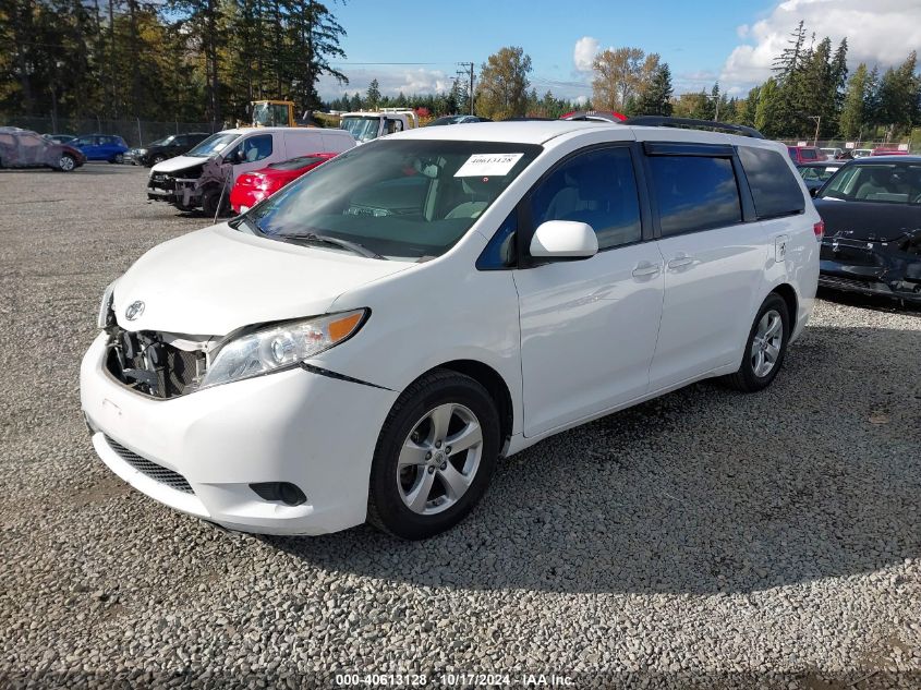 2013 TOYOTA SIENNA LE V6 8 PASSENGER