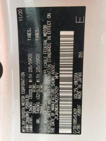 2021 LEXUS RX 350  