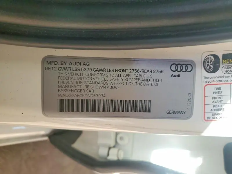 2013 AUDI A6 PREMIUM PLUS  