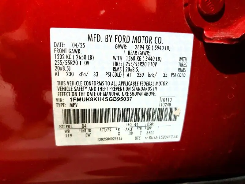2025 FORD EXPLORER ST-LINE  