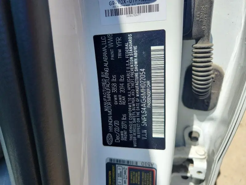 2021 HYUNDAI ELANTRA SEL  