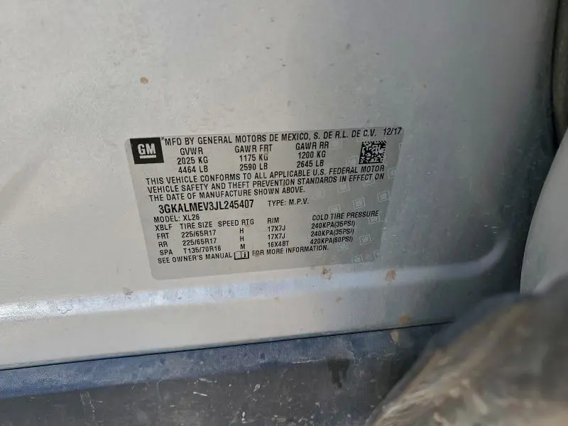 2018 GMC TERRAIN SLE  