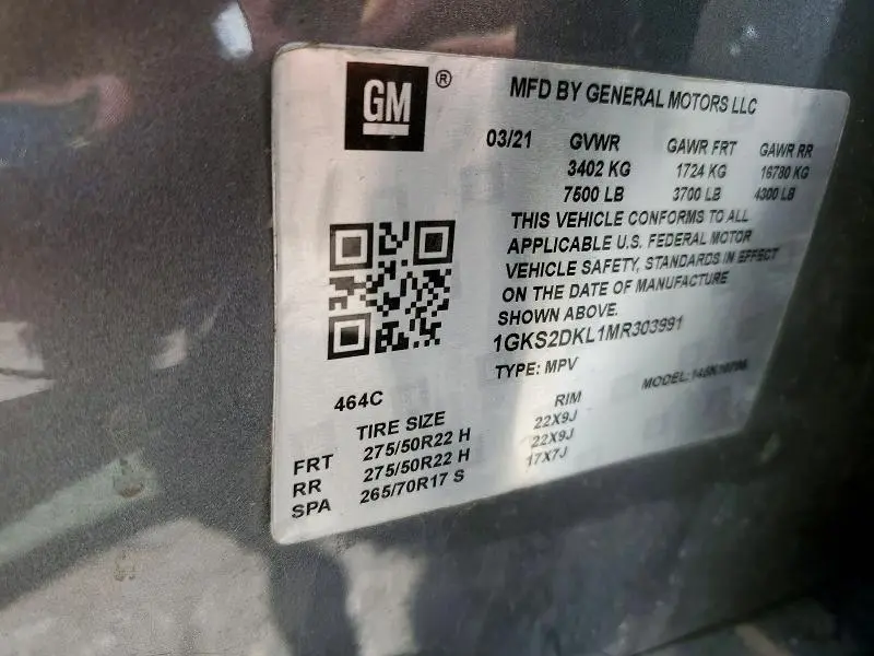 2021 GMC YUKON DENALI  