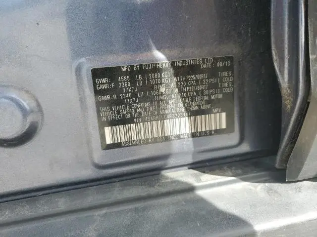 2014 SUBARU OUTBACK 2.5I LIMITED  