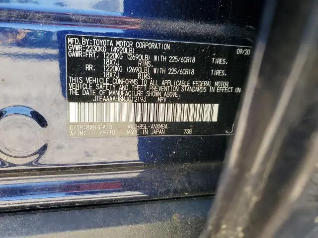 2021 TOYOTA VENZA LE  