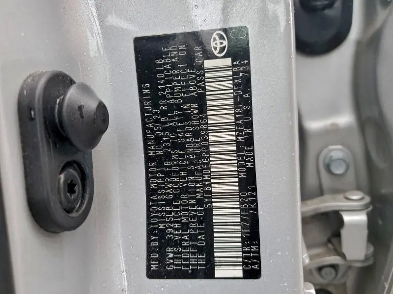 2023 TOYOTA COROLLA LE  