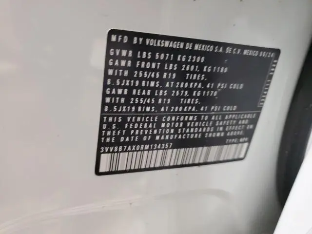 2024 VOLKSWAGEN TIGUAN SE R-LINE BLACK  