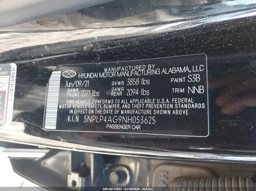 2022 HYUNDAI ELANTRA LIMITED