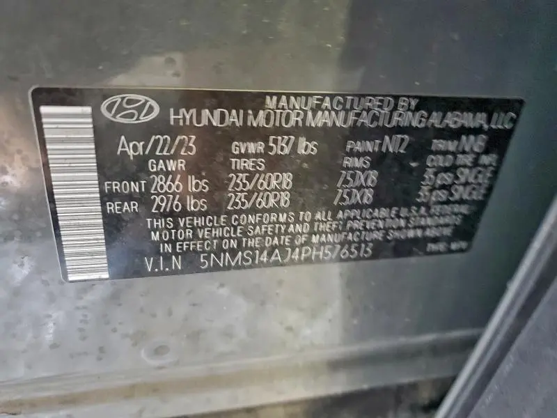 2023 HYUNDAI SANTA FE SE  