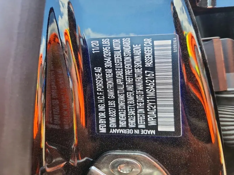 2021 PORSCHE TAYCAN   