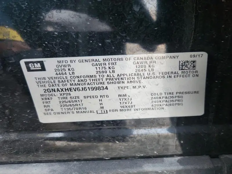 2018 CHEVROLET EQUINOX LS  