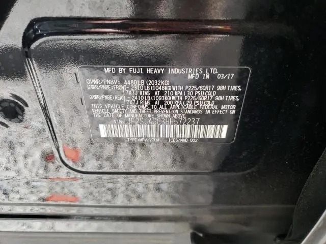 2017 SUBARU FORESTER 2.5I PREMIUM  