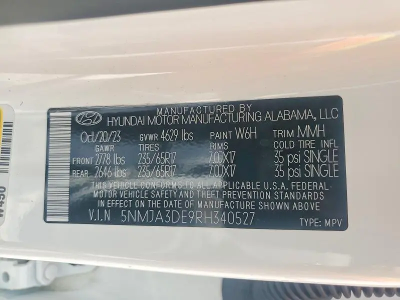 2024 HYUNDAI TUCSON SE  