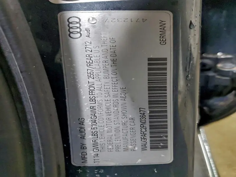 2015 AUDI A6 PREMIUM PLUS  